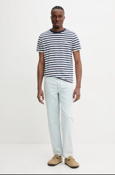 Хлопковая футболка A.P.C. t-shirt standard apc brode raye