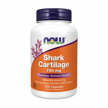Акулий хрящ NOW foods Shark Cartilage 750 мг, 100 капсул Акулий хрящ NOW foods Shark Cartilage 750 мг, 100 капсул