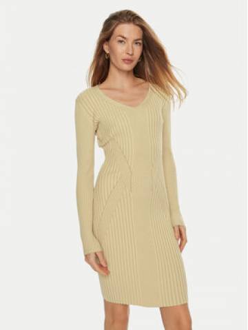 Guess Трикотажна сукня Isabella W4BK07 Z3HP2 Бежевий Slim Fit Guess Трикотажна сукня Isabella W4BK07 Z3HP2 Бежевий Slim Fit