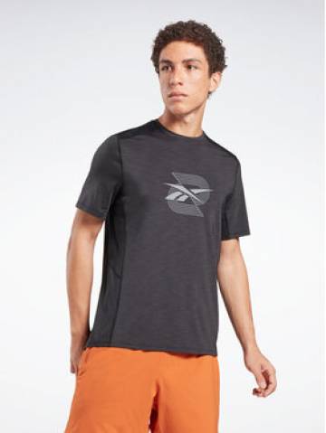 Reebok Футболка Activchill Graphic Move HS5933 Чорний Active Fit Reebok Футболка Activchill Graphic Move HS5933 Чорний Active Fit