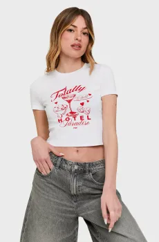 Женская белая футболка Белый S Tally Weijl STSCOPIMBA20