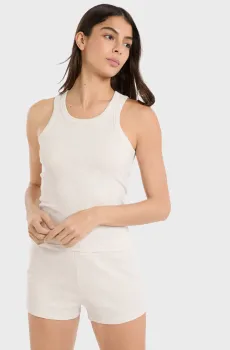 Женская белая майка JOANI Белый S Etam 6557843