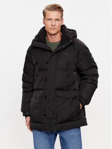 Calvin Klein Jeans Пуховик J30J324080 Чорний Relaxed Fit Calvin Klein Jeans Пуховик J30J324080 Чорний Relaxed Fit