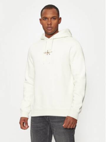 Calvin Klein Jeans Світшот Monologo J30J325629 Écru Regular Fit Calvin Klein Jeans Світшот Monologo J30J325629 Écru Regular Fit
