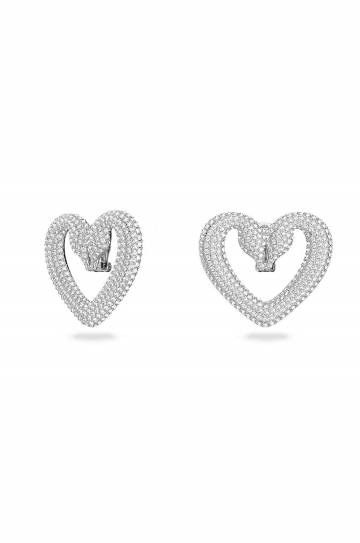 Сережки Swarovski цвет серебрянный Сережки Swarovski цвет серебрянный