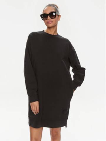Replay Трикотажна сукня W9740C.000.23614P Чорний Relaxed Fit Replay Трикотажна сукня W9740C.000.23614P Чорний Relaxed Fit