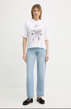 Хлопковая футболка Guess