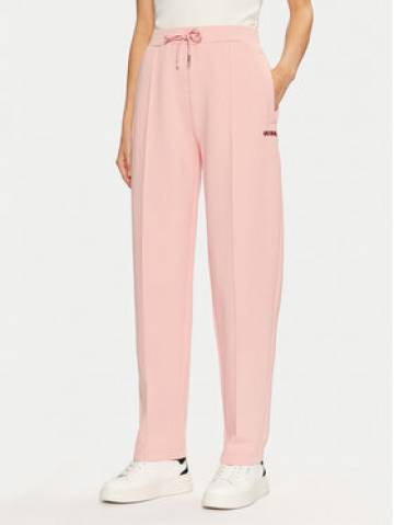 Guess Штани з тканини V5RB01 KCLD1 Рожевий Regular Fit Guess Штани з тканини V5RB01 KCLD1 Рожевий Regular Fit