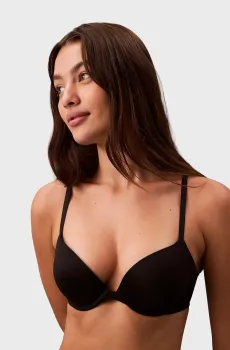 Женский черный бюстгальтер PUSH UP PLUNGE Черный 36B Calvin Klein LV00QF7315