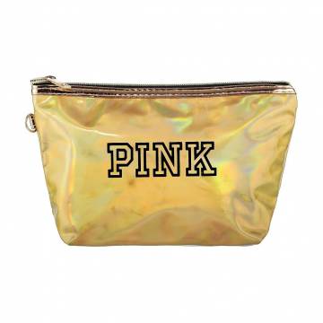Косметичка Cosmo Shop Pink лаковая, 18*8*15 см, золотая, 1 шт (BA-002G) Косметичка Cosmo Shop Pink лаковая, 18*8*15 см, золотая, 1 шт (BA-002G)