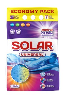 Стиральный порошок Solar Universal, 42 стирки, 2.4 кг