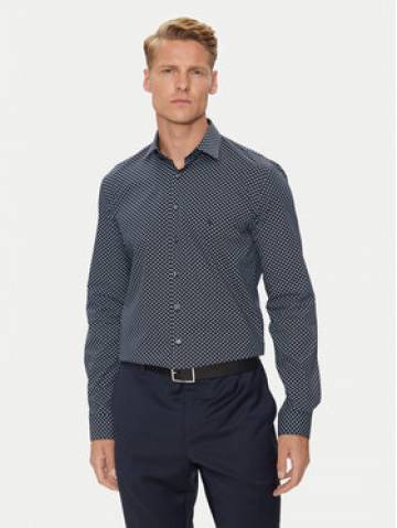 Calvin Klein Сорочка Poplin 2Tones Print Slim K10K113545 Cиній Slim Fit Calvin Klein Сорочка Poplin 2Tones Print Slim K10K113545 Cиній Slim Fit