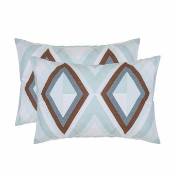 Наволочка безевая Home Line Калейдоскоп, серо-зеленая, 50*70 см, 2 шт (174454) Наволочка безевая Home Line Калейдоскоп, серо-зеленая, 50*70 см, 2 шт (174454)