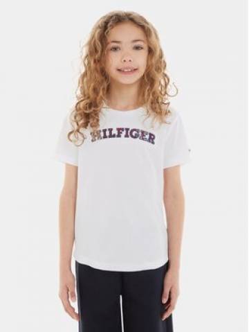 Tommy Hilfiger Футболка Monotype Tartan KG0KG07804 Білий Regular Fit Tommy Hilfiger Футболка Monotype Tartan KG0KG07804 Білий Regular Fit