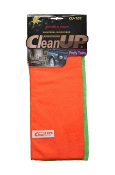 Универсальная салфетка CleanUP CU-101 из микрофибры, 30*40 см, 2 шт