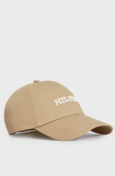 Женская бежевая кепка Бежевый ONESIZE Tommy Hilfiger AW0AW15532