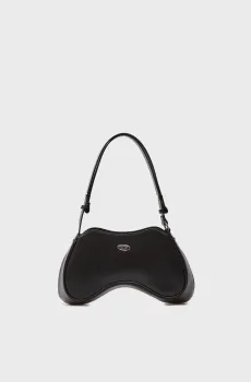 Женская черная кожаная сумка PLAY Черный ONESIZE Diesel X10201 PR227