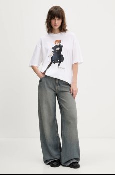 Хлопковая футболка Hugo Blue HUGO x Jujutsu Kaisen