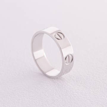 Кольцо "Love" в белом золоте к06913 Кольцо "Love" в белом золоте к06913