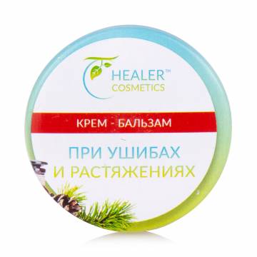 Крем-бальзам при ушибах и растяжениях Healer Cosmetics, 10 г Крем-бальзам при ушибах и растяжениях Healer Cosmetics, 10 г