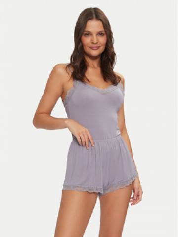 Hunkemöller Піжама 206601 Сірий Regular Fit Hunkemöller Піжама 206601 Сірий Regular Fit