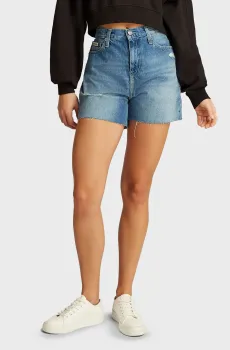 Женские голубые джинсовые шорты MOM SHORT Голубой 29 Calvin Klein Jeans J20J225159