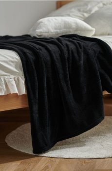 Плед - чорний