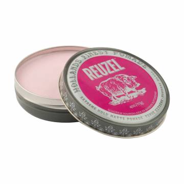 Мужская матовая помада для волос Reuzel Pink Extreme Hold Matte Pomade, 113 г Мужская матовая помада для волос Reuzel Pink Extreme Hold Matte Pomade, 113 г