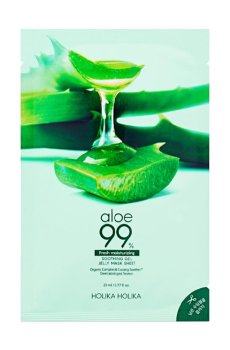 Гелева маска для лица Holika Holika Aloe 99% Soothing Gel Jelly Mask Sheet, 23 мл