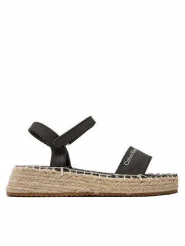 Calvin Klein Jeans Еспадрильї Rope Wedge V3A7-80839-1708 S Чорний Calvin Klein Jeans Еспадрильї Rope Wedge V3A7-80839-1708 S Чорний