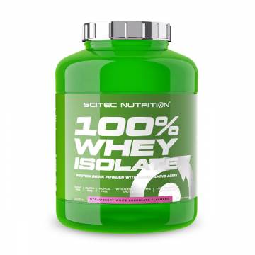 Протеин Scitec Nutrition 100% Whey Isolate Клубника и белый шоколад, в порошке, 2 кг Протеин Scitec Nutrition 100% Whey Isolate Клубника и белый шоколад, в порошке, 2 кг