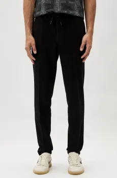 Мужские черные брюки Черный XL Karl Lagerfeld 543002.255056;990