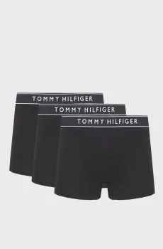 Мужские черные боксеры (3 шт) TRUNK Черный XL Tommy Hilfiger UM0UM03882