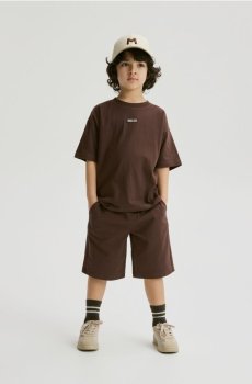 Reserved - Бавовняний комплект - темно коричневий - 026IT-89X