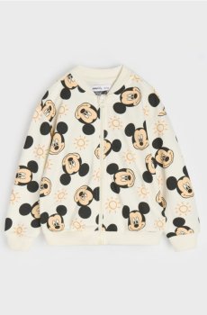Світшот-бомбер Mickey Mouse - кремовий