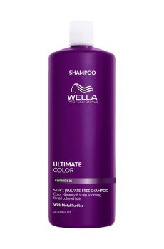 Безсульфатный шампунь Wella Professionals Ultimate Color Shampoo для сияния цвета и успокоения кожи головы, 1 л