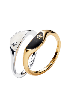 Подарунковий комплект "Чорне та біле півколо"