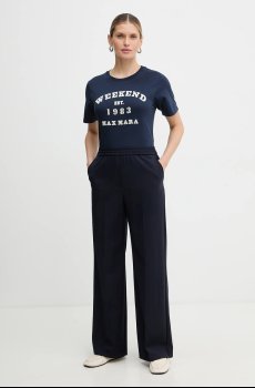 Хлопковая футболка Weekend Max Mara TENUE
