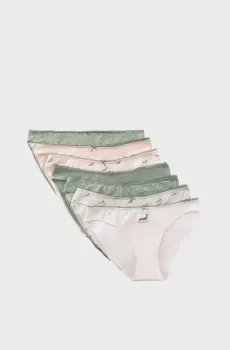 Женские трусики (7 шт) Разноцветный S womensecret 4933603