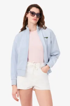 Женская голубая толстовка Голубой 36 Lacoste SF0040J2G