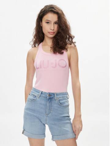Liu Jo Топ MA4327 J4695 Рожевий Slim Fit Liu Jo Топ MA4327 J4695 Рожевий Slim Fit