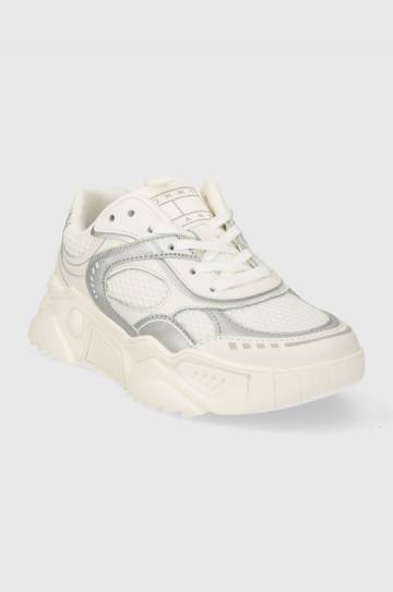 Кроссовки Tommy Jeans TJW CHUNKY RUNNER цвет бежевый EN0EN02492 Кроссовки Tommy Jeans TJW CHUNKY RUNNER цвет бежевый EN0EN02492