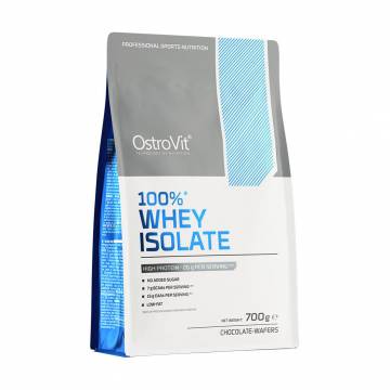 Протеин OstroVit 100% Whey Isolate со вкусом шоколадных вафель, в порошке, 700 г