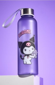 Пляшка для напоїв з ручкою Kuromi - різнобарвний