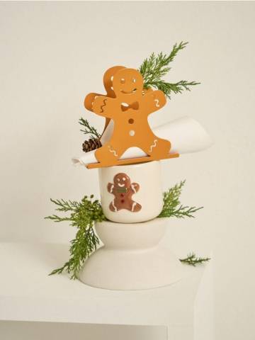 Металевий серветниця - бежевий