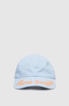 Детская голубая кепка с логотипом