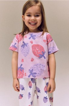 Reserved - Футболка з візерунком - лавандовий - 704HU-04X