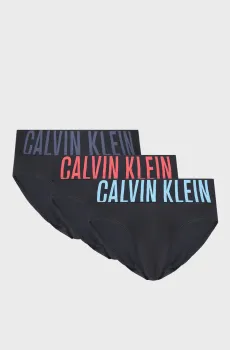 Мужские черные брифы (3 шт) Черный M Calvin Klein 000NB3610A