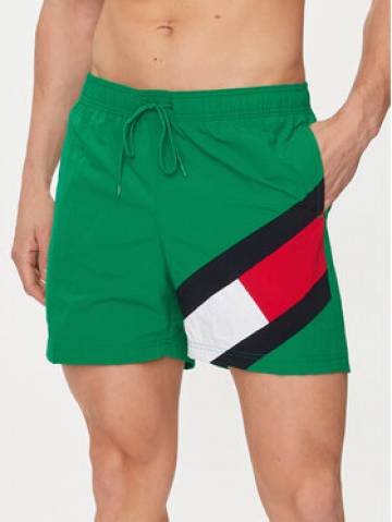 Tommy Hilfiger Шорти для плавання UM0UM02048 Зелений Slim Fit Tommy Hilfiger Шорти для плавання UM0UM02048 Зелений Slim Fit