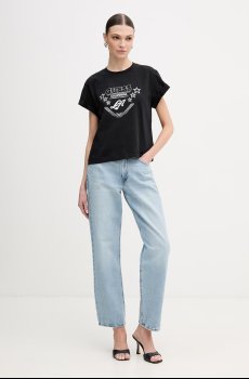 Хлопковая футболка Guess